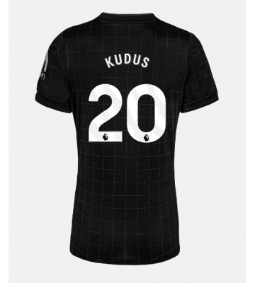 Tottenham Hotspur Mohammed Kudus #20 Udebanetrøje Dame 2025-26 Kortærmet